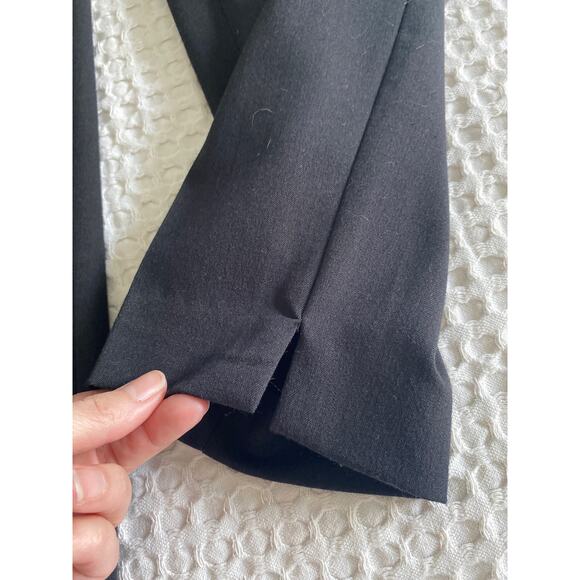 Atelier Women’s Black Flat Front Seam Ankle Pants‎ Sz 4 - Picture 8 of 11